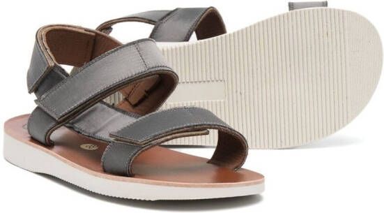 Pèpè Summer double-strap sandals Grey
