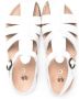 Pèpè TEEN buckle-fastening leather sandals White - Thumbnail 3