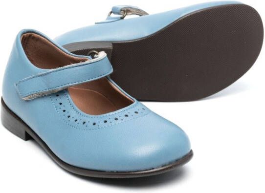 Pèpè touch-strap ballerina shoes Blue