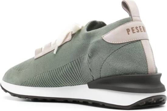 Peserico almond knitted sneakers Green