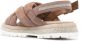 Peserico interwoven-straps suede sandals Brown - Thumbnail 3