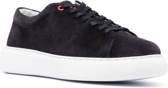 Peuterey low-top suede sneakers Blue