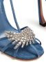 Pīferi Maggio 100mm crystal-embellished sandals Blue - Thumbnail 2
