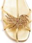 Pīferi Maggio Flat crystal-embellished sandals Gold - Thumbnail 2