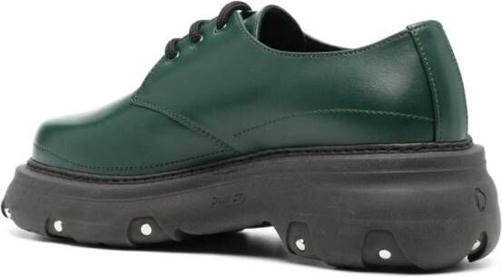 PHILEO 60mm AppleSkin™ platform Derby shoes Green