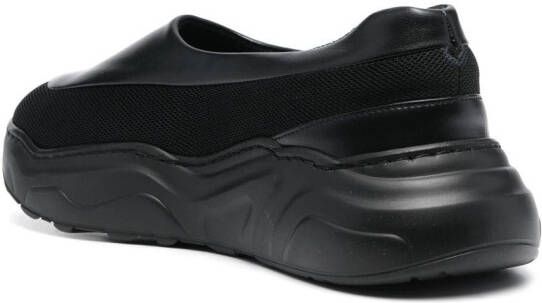 PHILEO logo-print low-top laceless sneakers Black