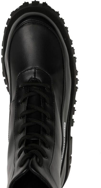 PHILEO screw-detail leather ankle boots Black