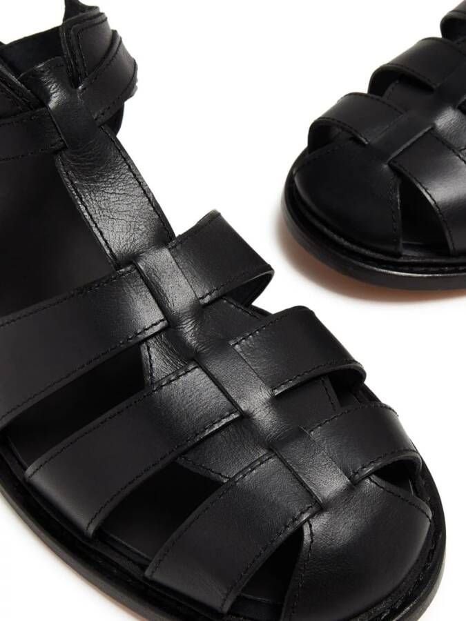 PHILEO Pecheur faux-leather sandals Black