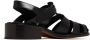 PHILEO Pecheur faux-leather sandals Black - Thumbnail 3