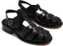 PHILEO Pecheur faux-leather sandals Black - Thumbnail 4