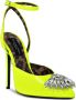 Philipp Plein 120mm crystal-embellished pumps Yellow - Thumbnail 2