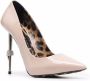 Philipp Plein 125mm Decollete high heels Neutrals - Thumbnail 2