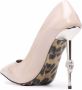 Philipp Plein 125mm Decollete high heels Neutrals - Thumbnail 3