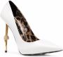 Philipp Plein 125mm Decollete high heels White - Thumbnail 2