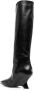 Philipp Plein 90mm sculpted-heel leather boots Black - Thumbnail 3