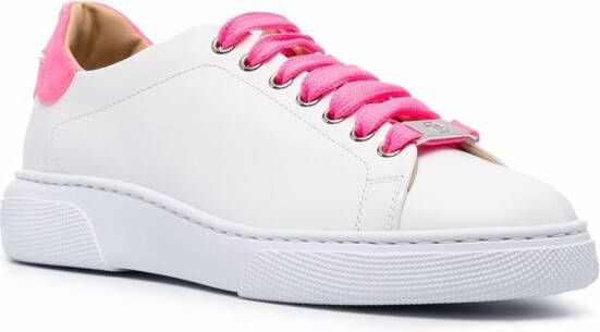 Philipp Plein branded heel-counter sneakers White