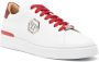 Philipp Plein Cocco Hexagon low-top leather sneakers Red - Thumbnail 2