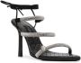 Philipp Plein crystal-embellished 105mm strappy sandals Black - Thumbnail 2