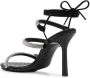 Philipp Plein crystal-embellished 105mm strappy sandals Black - Thumbnail 3