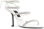 Philipp Plein crystal-embellished 105mm strappy sandals White - Thumbnail 2