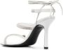 Philipp Plein crystal-embellished 105mm strappy sandals White - Thumbnail 3