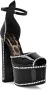 Philipp Plein crystal-embellished heeled platform sandals Black - Thumbnail 2
