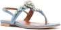 Philipp Plein embellished thong strap sandals Blue - Thumbnail 2