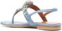 Philipp Plein embellished thong strap sandals Blue - Thumbnail 3