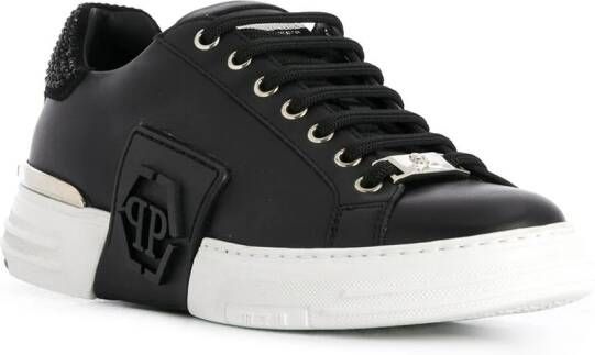 Philipp Plein embossed logo sneakers Black