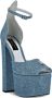 Philipp Plein Glitter 120mm platform sandals Blue - Thumbnail 2