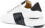 Philipp Plein Glitter Lo-Top leather sneakers White - Thumbnail 3