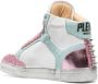 Philipp Plein Glitter Retrokickz TM leather sneakers White - Thumbnail 3