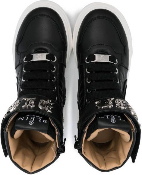Philipp Plein Gothic Plein hi-top sneakers Black