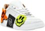 Philipp Plein graffiti-embroidered lace-up sneakers White - Thumbnail 2