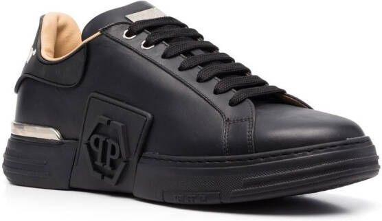 Philipp Plein Hexagon-logo low top sneakers Black