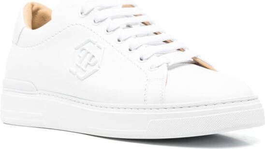 Philipp Plein Hexagon logo-patch low-top sneakers White
