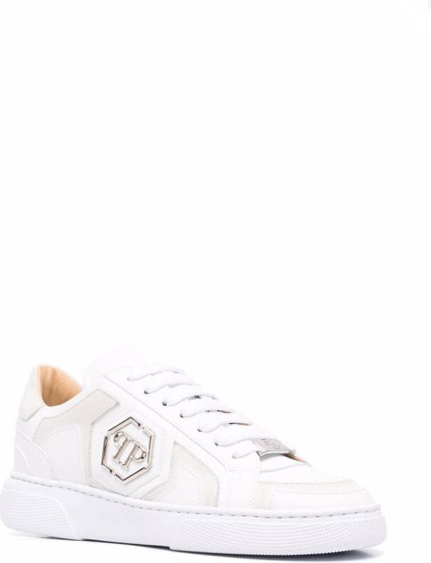 Philipp Plein hexagon logo sneakers White