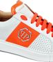 Philipp Plein Hexagon low-top faux-leather sneakers White - Thumbnail 5