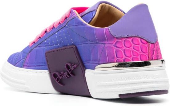 Philipp Plein Hexagon low-top sneakers Purple