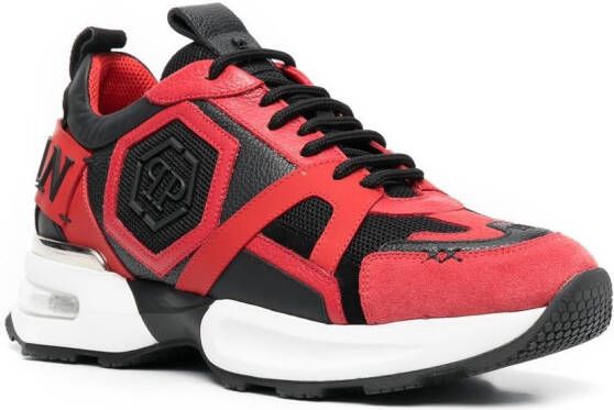 Philipp Plein Hexagon low-top sneakers Red
