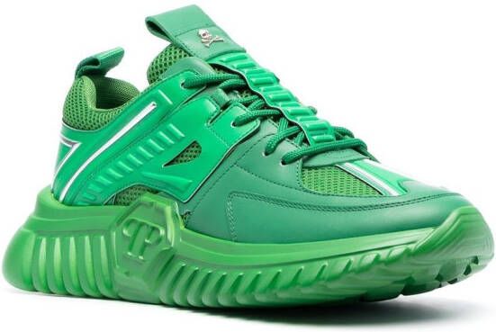 Philipp Plein Hexagon Runner low-top sneakers Green