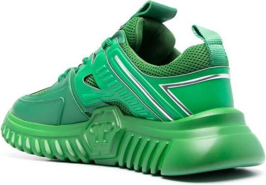 Philipp Plein Hexagon Runner low-top sneakers Green