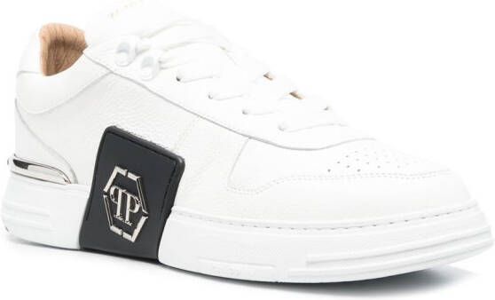 Philipp Plein hexagonal low-top sneakers White