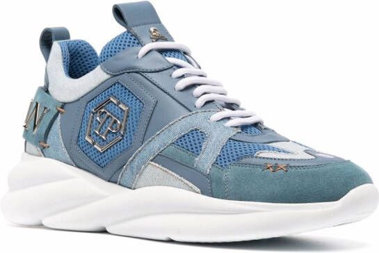 Philipp Plein Hurricane panelled sneakers Blue