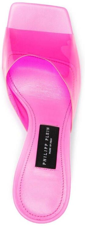 Philipp Plein Iconic Plein sandals Pink