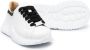 Philipp Plein Junior branded heel-counter low-top sneakers White - Thumbnail 2
