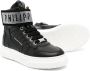 Philipp Plein Junior crystal-embellished leather sneakers Black - Thumbnail 2