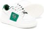 Philipp Plein Junior logo-plaque leather sneakers White - Thumbnail 2