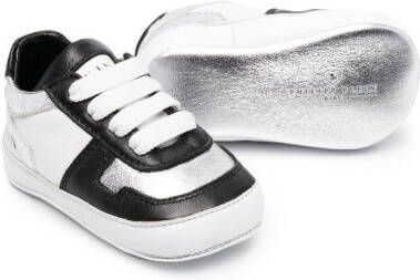 Philipp Plein Junior Newborn lace-up sneakers White