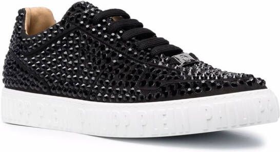 Philipp Plein King Power stud-embellished sneakers Black